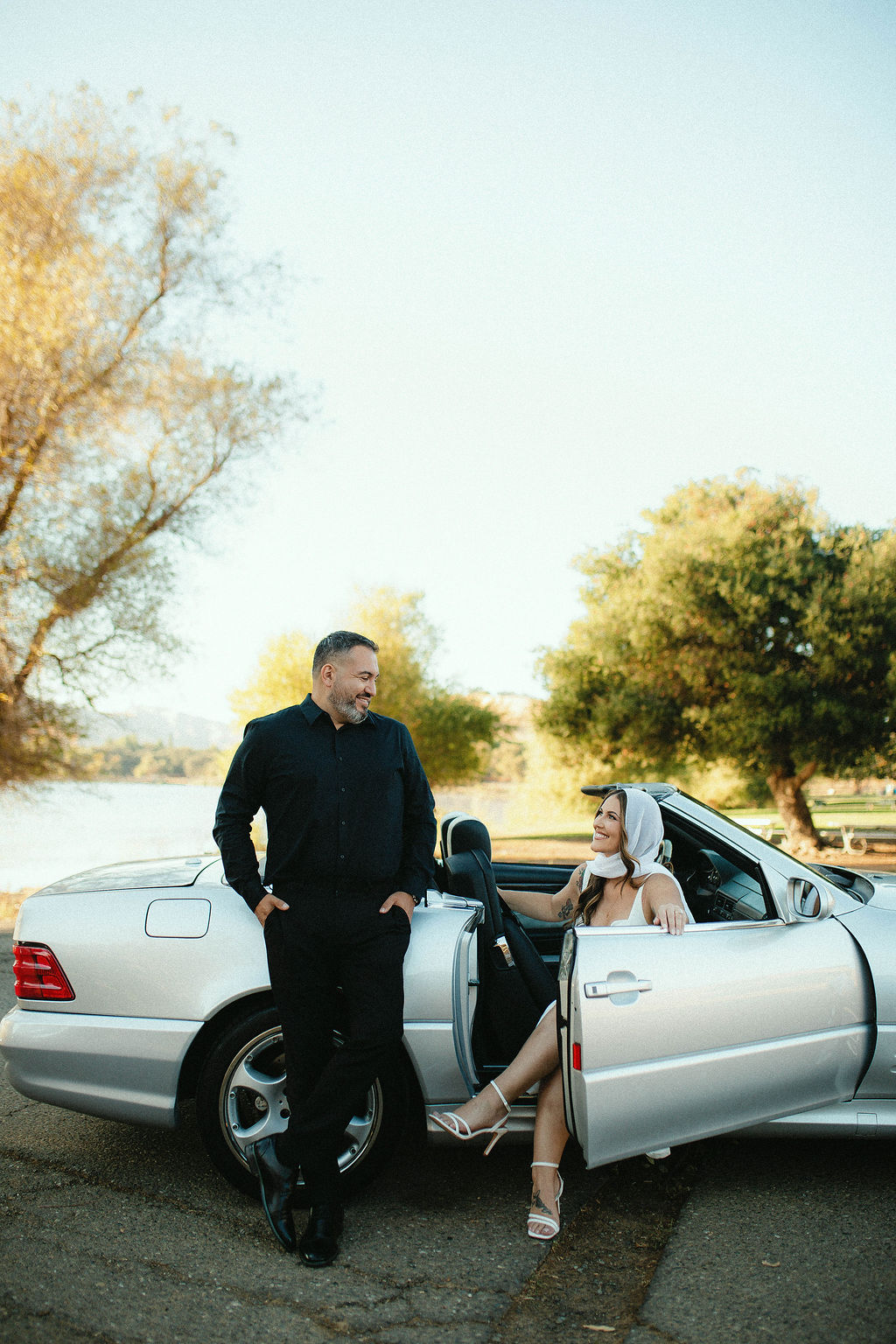 Outdoor couple portrait
