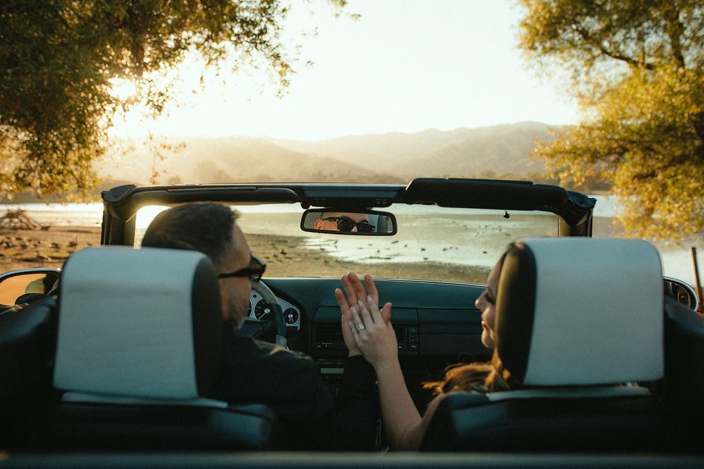 Quiet moment together in Napa