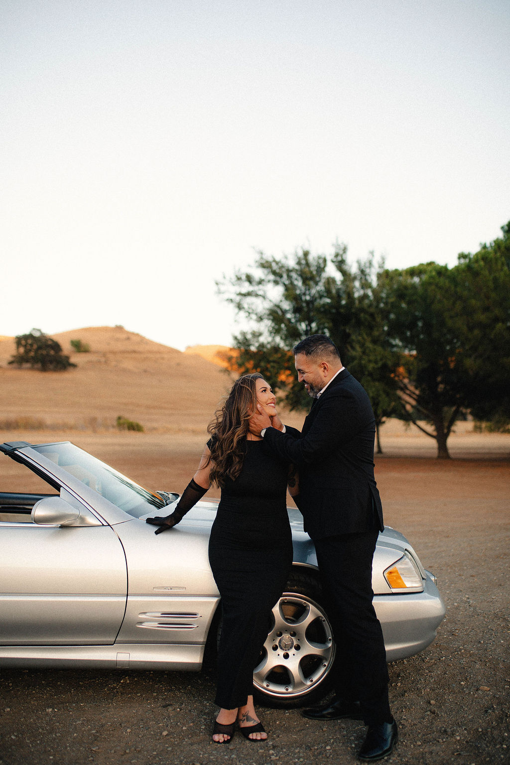 Romantic Napa couple portrait